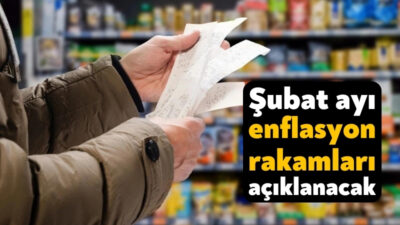 Şubat enflasyon rakamları için gözler TÜİK'e döndü. Her ayın ilk