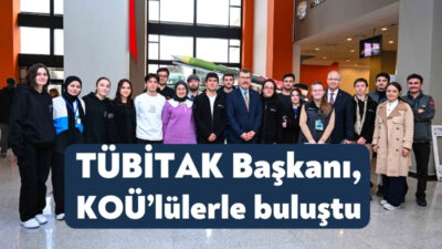Kocaeli Üniversitesi Bilim ve Teknoloji Buluşmaları kapsamında TÜBİTAK Başkanı Prof.