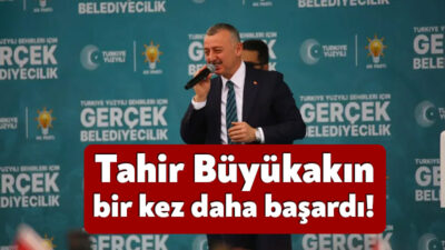 AK Parti Kocaeli'de dev miting yaparken, 100 bin hedefi koymuştu.