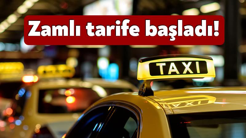 Taksilerde zamlı tarife başladı – Kocaeli taksi ücreti ne kadar?