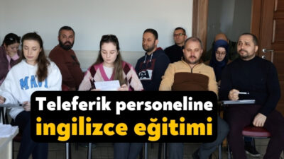 Kartepe Teleferik projesinde çalışacak operatörler KO-MEK’te 2 haftalık mesleki İngilizce