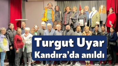 Bizkandırayız Şiir Topluluğu Kandıra Şiir Akşamları programında Turgut Uyar’ı andı.