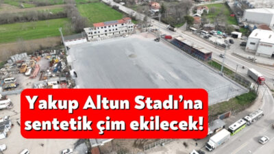 Başiskele Yakup Altun Stadı'na sentetik çim saha ve tesis binası