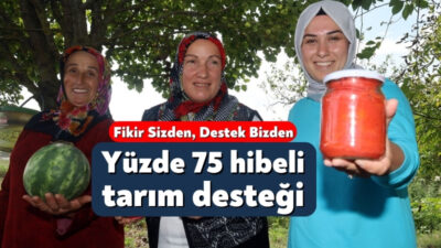 Kocaeli'de hayata geçirilen "Fikir Sizden, Destek Bizden" projesi kapsamında tarımsal