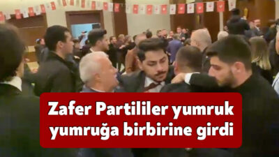 Zafer Partisi Kocaeli İl Teşkilatının aday tanıtım toplantısında partililier arasında