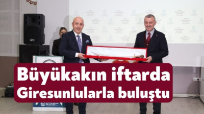 Başkan Büyükakın, Kocaeli Giresun Dernekler Federasyonunun düzenlediği iftar programlarına katıldı