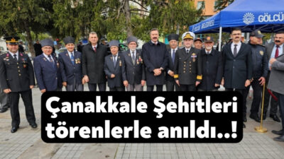 Gölcük’te 18 Mart Şehitler Günü ve Çanakkale Deniz Zaferi’nin 109.