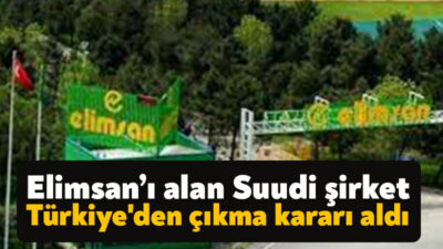 Kocaeli’de kapatılan Elimsan’ın hisseleri satın alan Saudi Cable, Türkiye yatırımlarından