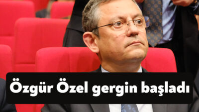 CHP Genel Başkanı Özgür Özel, Kocaeli Kongre Merkezi’ndeki büyükşehir sunumuna