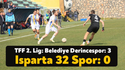 TFF 2. Lig Kırmızı Grup 28. haftasında Belediye Derincespor evinde