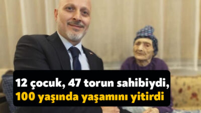 Gazeteci Çetin Gürol’un 100 yaşındaki anneannesi Ayşe Demir yaşamını yitirdi.