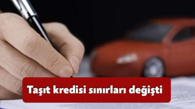 Bankacılık Düzenleme ve Denetleme Kurumu (BDDK), taşıt kredilerine ilişkin sınırları