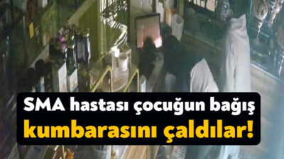 İzmit'te 2 hırsız, camdan girdikleri tatlıcı dükkakındaki 4 bin TL