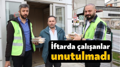 Büyükşehir, iftar saatinde çalışmak durumunda kalan Gebze, Darıca, Çayırova ve