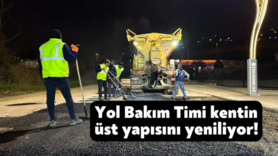 Büyükşehir Belediyesi Yol Bakım Timi, ilçe merkezleri ve köy yollarında