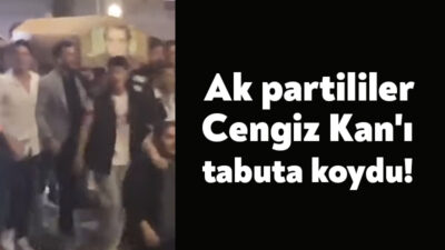 AK Partili gençler Kandıra sokaklarında önüne seçimi kaybeden bağımsız belediye
