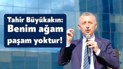 Kocaeli Büyükşehir Belediye Başkanı Tahir Büyükakın, mazbatasını teslim aldıktan sonra
