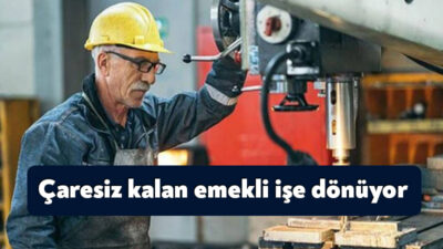 Açlık sınırı altında aylıklarla yaşamaya mahkûm edilen emekliler, çalışma yaşamına