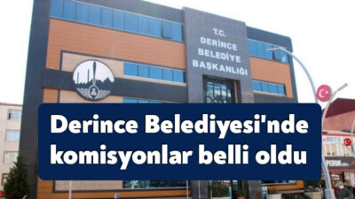 Derince Belediyesi'nin Nisan ayı olağan meclis toplantısında encümen ve komisyon