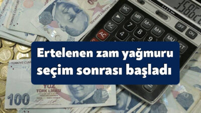 Ekonomi yönetiminin seçim sonrasına ertelediği zam gelmeye başladı. Cep telefonu