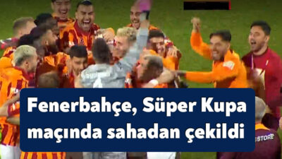Şanlıurfa'daki Süper Kupa finali başladı... Galatasaray 1. dakika dolmadan golü