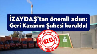 Kocaeli Büyükşehir Belediyesi iştiraklerinden İZAYDAŞ, nisan ayının başında önemli bir
