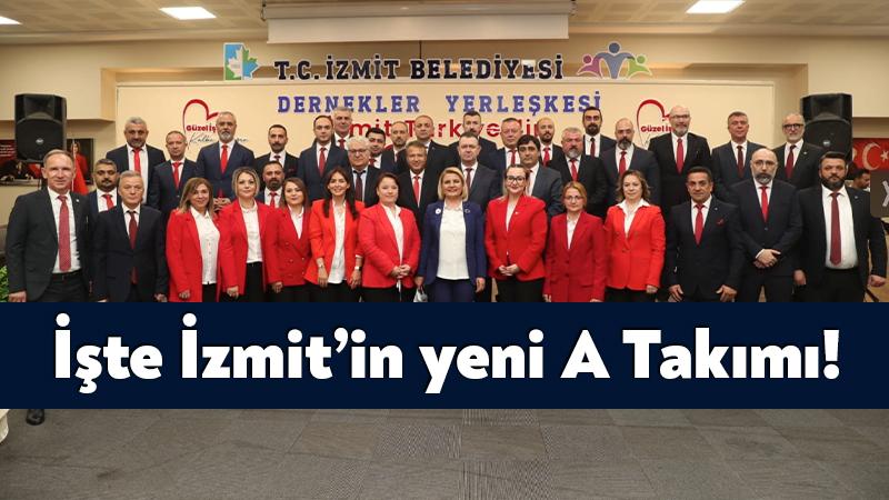 İşte İzmit Belediyesi’nin yeni A takımı!