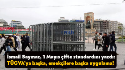 Gazeteci İsmail Saymaz, 1 Mayıs için alınan 'kısıtlamalara' ilişkin yaptığı