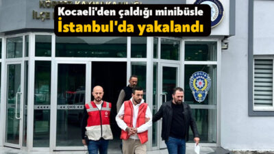 Körfez'de minibüs çalarak kayıplara karışan 2 şüpheli operasyonla yakalanarak cezaevine