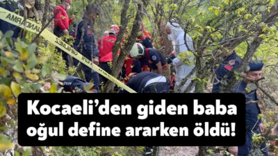 Kocaeli’de İznik’e giderek kaçak kazı yaparken jeneratörden sızan gazdan zehirlenen