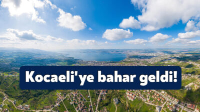 Kocaeli'ye sonunda bahar geldi. Meteoroloji Genel Müdürlüğü 1 Nisan Kocaeli