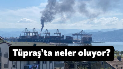 Körfez’de üretim yapan, Türkiye’nin en büyük sanayi kuruluşu Tüpraş’ta yaklaşık