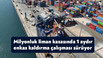 Kocaeli'de Evyapport liman işletmesinde 368 metre uzunluğunda ve 51 metre