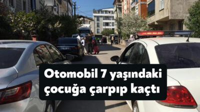Kocaeli’nin Körfez ilçesinde otomobilin çarpıp kaçtığı 7 yaşındaki çocuk yaralandı.