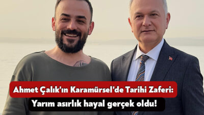 CHP'nin adayı Ahmet Çalık, 47 yılın ardından Karamürsel'de sosyal demokrasinin