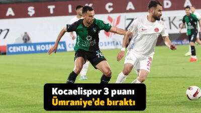 Trendyol 1.Lig’de 31.hafta mücadelesinde deplasmanda Ümraniyespor ile karşı karşıya gelen