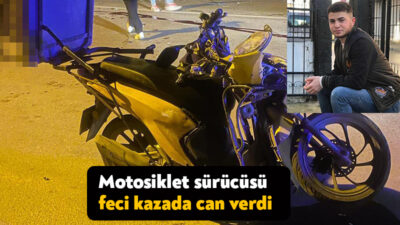 Çayırova'da arkadaşı ile motosikletle seyir halinde olan 21 yaşındaki Batuhan