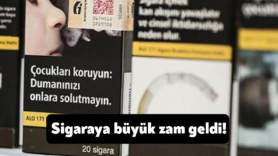 Seçim sonrası zam furyası başladı. Bir sigara grubuna 9 TL