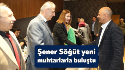 Körfez Belediye Başkanı Şener Söğüt, Körfez’de yeni seçilen muhtarlarla bir