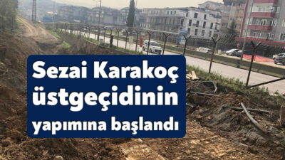 Büyükşehir, Gölcük Donanma Mahallesi’nde D-130 Karayolu üzerinde Sezai Karakoç yaya