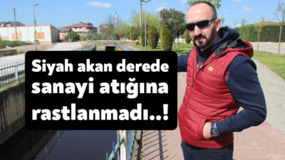 Kocaeli'nin Kartepe ilçesinde geçtiğimiz günlerde suyu simsiyah akan ve ekiplerin