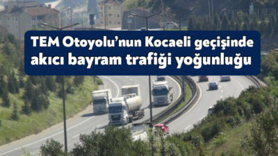 Ramazan Bayramı tatilini şehir dışında geçirmek isteyen vatandaşlar TEM Otoyolu’nun