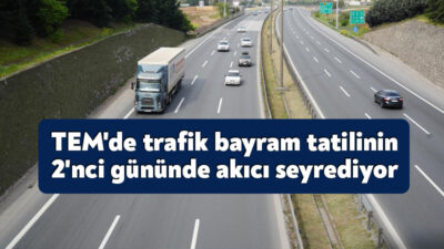 Ramazan Bayramı tatilinin 2'nci gününde TEM Otoyolu'nun Kocaeli geçişi İstanbul