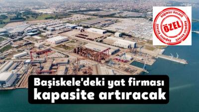 AES Yat İnşaatı tarafından Başiskele’nin Serbest Bölge alanında yat- tekne