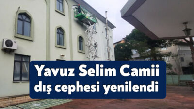 Büyükşehir Belediyesince zamanla yıpranan İzmit Yenişehir Mahallesi Yavuz Selim Camii’nin