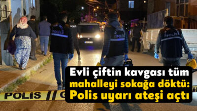 Kocaeli'nin İzmit ilçesinde bir şahıs, karısıyla kavga ettiği sırada araya