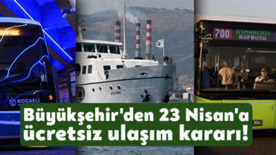 Kocaeli Büyükşehir Belediyesi 23 Nisan Ulusal Egemenlik ve Çocuk Bayramında