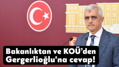 DEM Parti Kocaeli Milletvekili Ömer Faruk Gergerlioğlu’nun Kocaeli’nde yaşanan olaylara