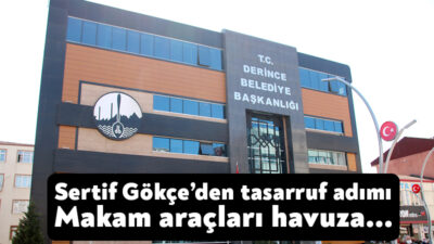 Yerel seçimlerde Derince Belediye Başkanı seçilen Sertif Gökçe makam araçlarını