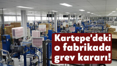 Kartepe'de faaliyetlerini sürdürmekte olan Seoil Turkey isimli fabrikanın çalışanları grev